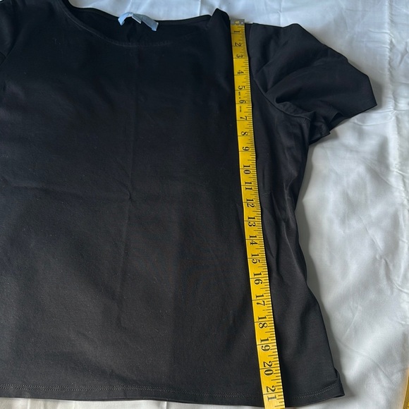 ANTONIO MELANI Black Boxy Short Sleeve T-Shirt - Picture 3 of 8